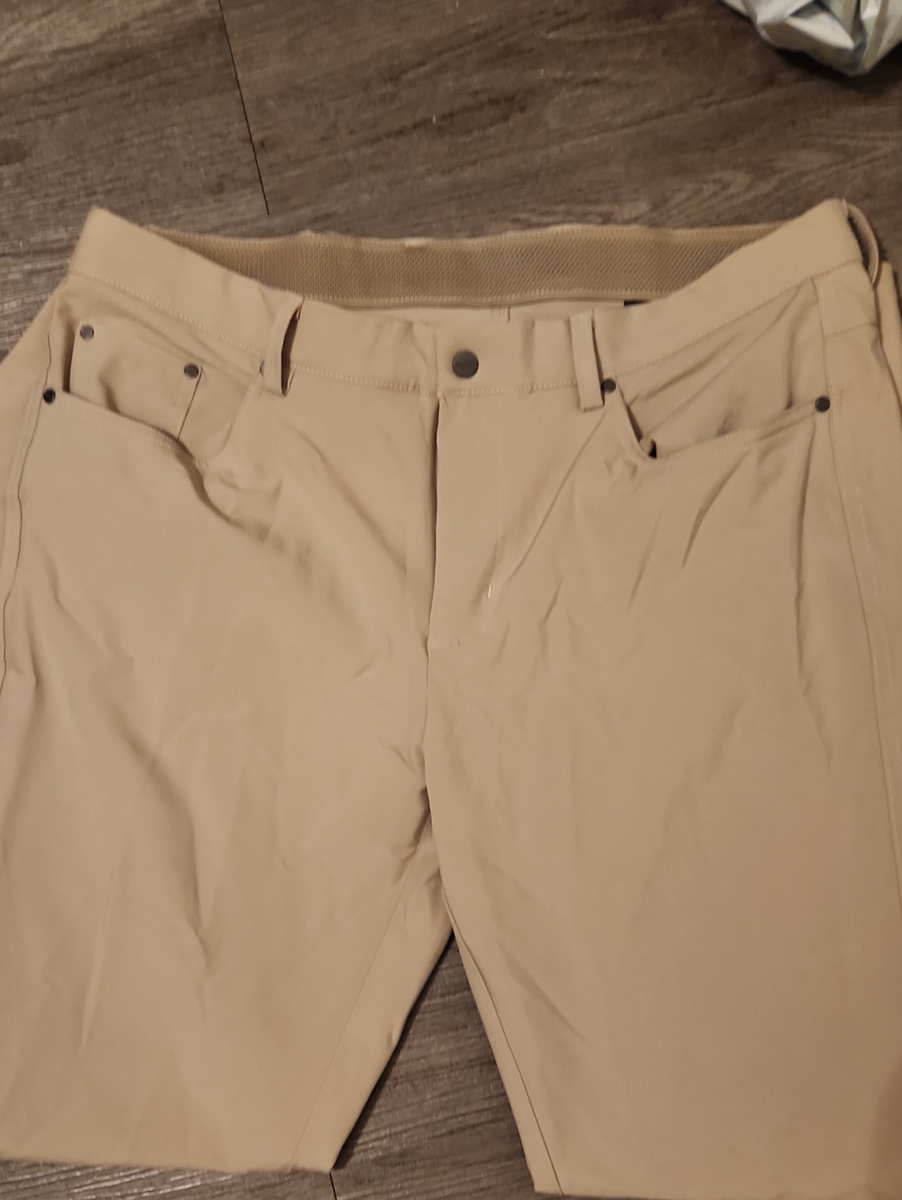 Men's Slim Straight Khaki Pants - Beige